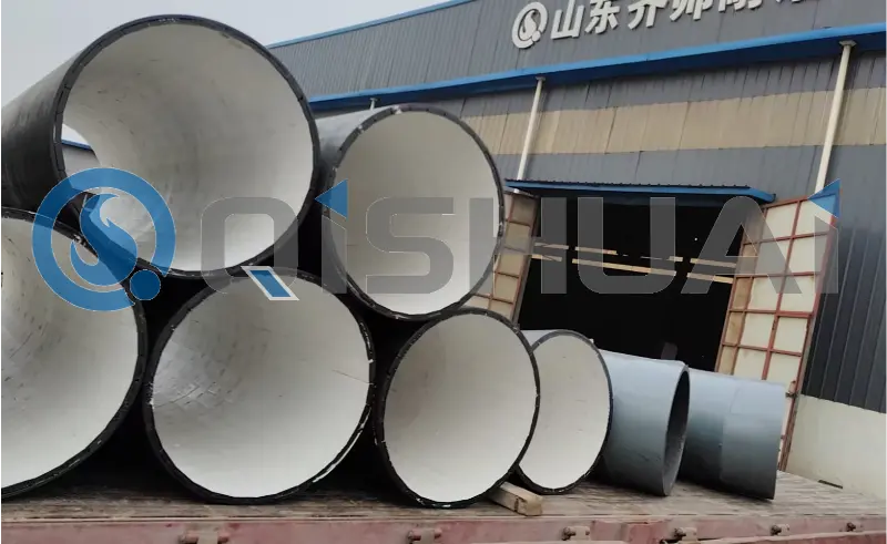 Shandong Qishuai Ceramic Liner Pipes Shipped: Building a Strong Defence Against Industrial Wear Through Quality