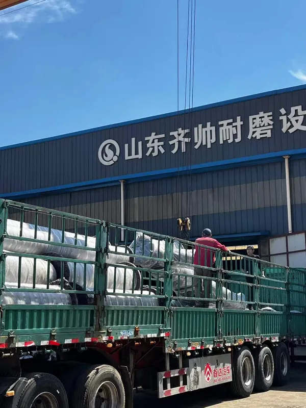 A Batch of Qishuai Wear-resistant Bimetal Wear Composite Tubes Has Been Fully Loaded And Shipped to Russia.